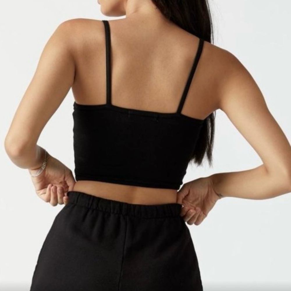 Joah Brown black Crop Top - Picture 3 of 6